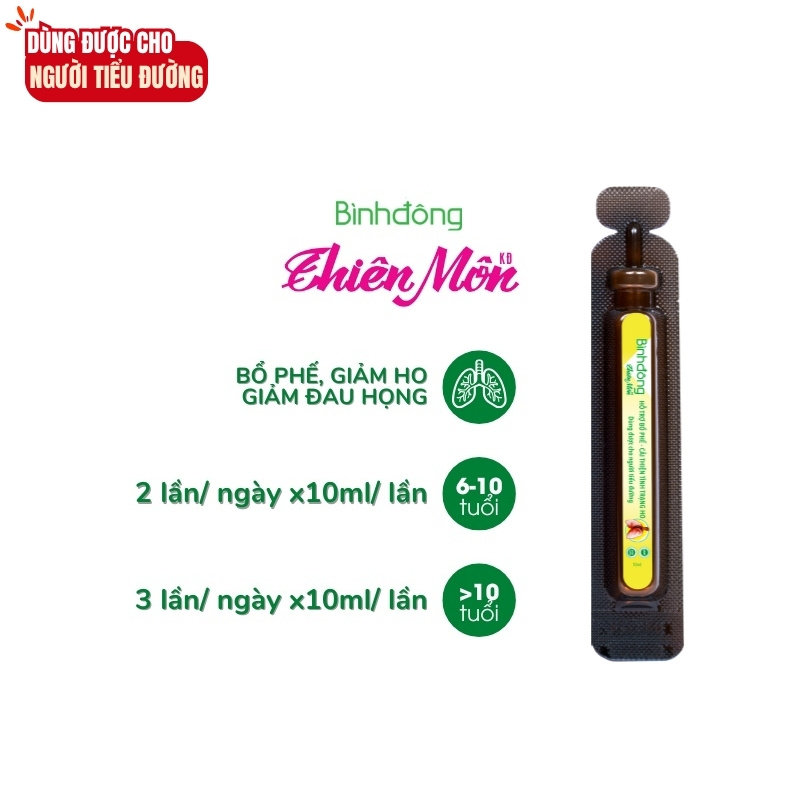 Bình Đông Thiên Môn KĐ (Hộp 10 ống x 10ml/ống) - Ảnh 5