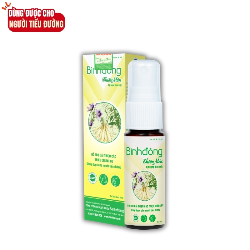Bình Đông Thiên Môn - Xịt họng thảo mộc - Ảnh 2