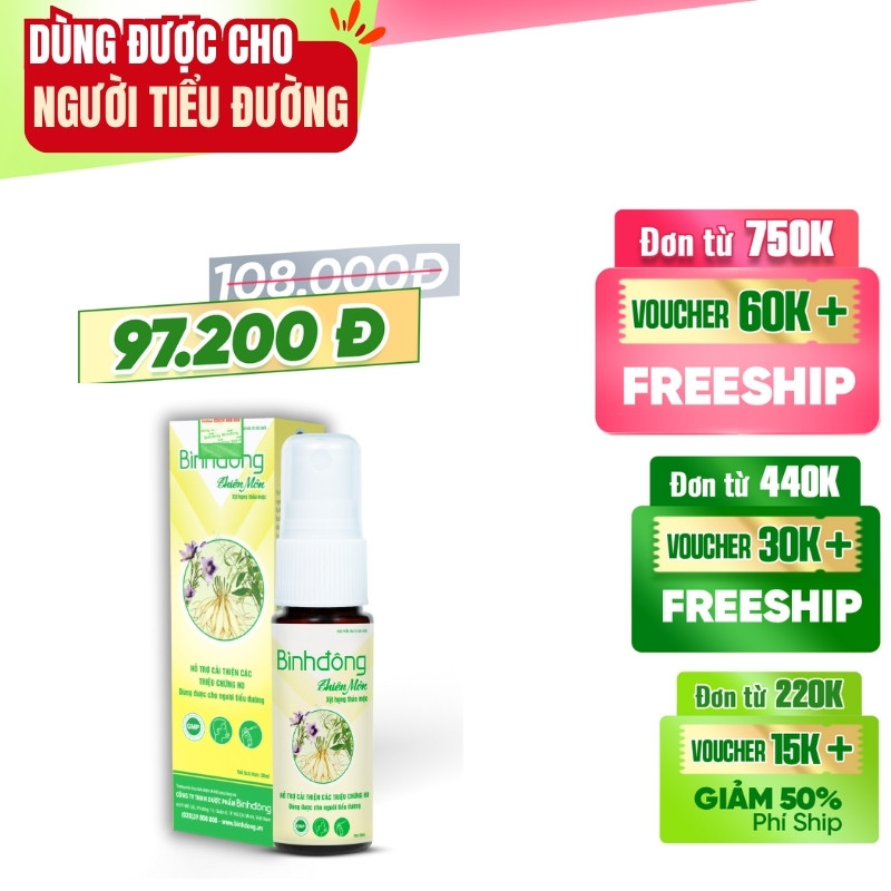 Bình Đông Thiên Môn - Xịt họng thảo mộc - Ảnh 6