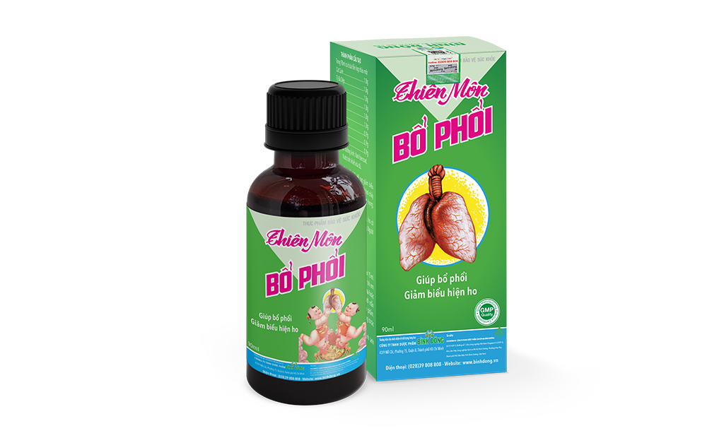 Hình chụp về Thiên môn bổ phổi trẻ em