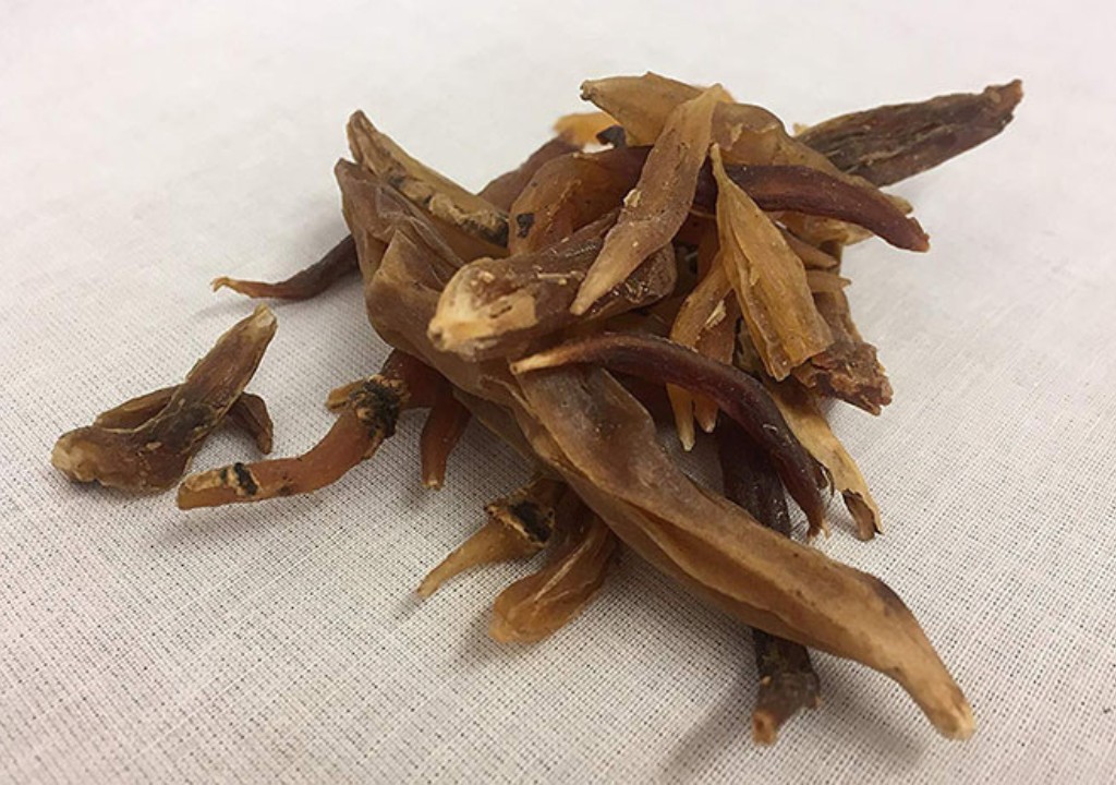 Hình chụp về vị thuốc Thiên môn đông