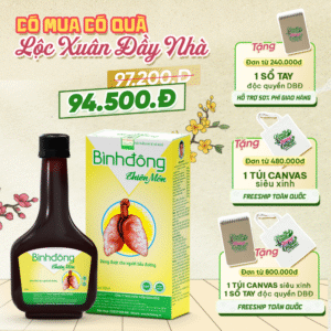 BÌNH ĐÔNG THIÊN MÔN - Dược Bình Đông (chai 280ml) - KHÔNG ĐƯỜNG