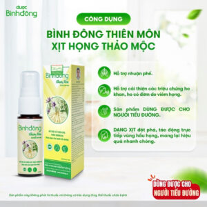 Bình Đông Thiên Môn - Xịt họng thảo mộc