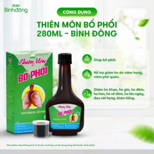Thiên Môn Bổ Phổi - Dược Bình Đông (chai 280ml)