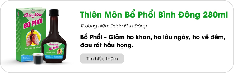 Thiên Môn Bổ Phổi