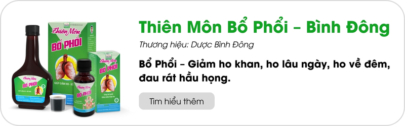 Hình chụp về Thiên môn bổ phổi Bình Đông