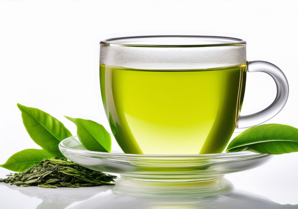 Tách trà xanh giúp làm dịu cổ họng khi ho