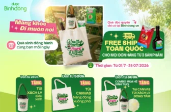 Mang khỏe đi muôn nơi - CTKM Tháng 7