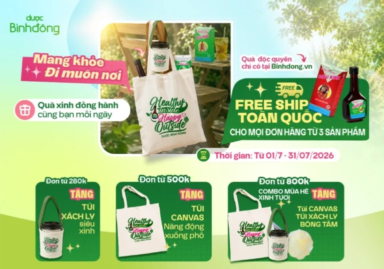 MANG KHỎE ĐI MUÔN NƠI – QUÀ XINH ĐỒNG HÀNH CÙNG BẠN MỖI NGÀY