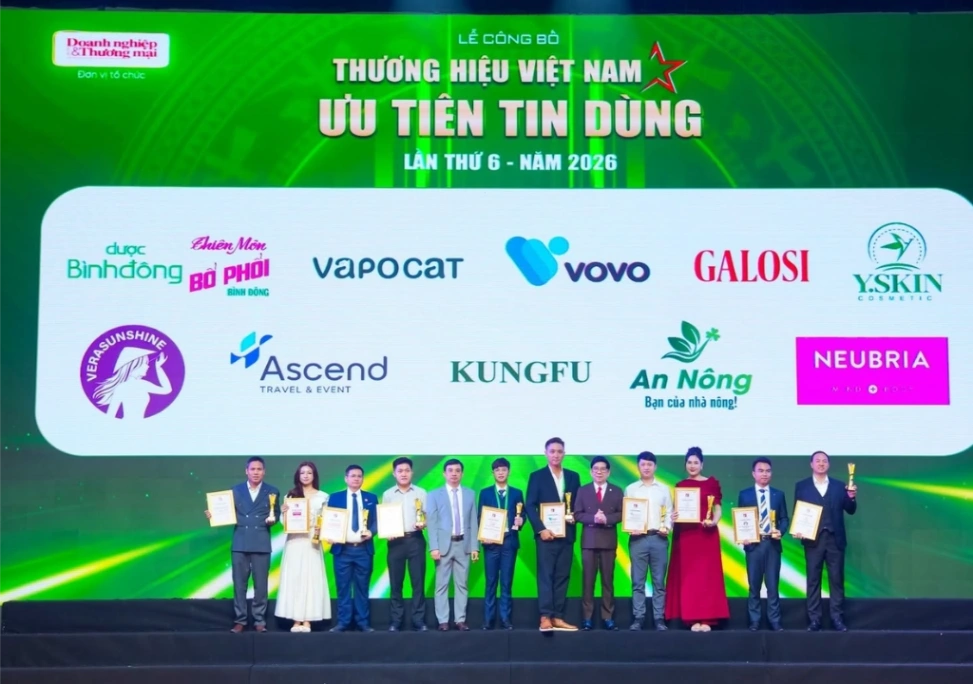 Top 10 Thương hiệu Việt Nam ưu tiên tin dùng