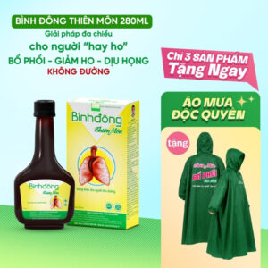 BÌNH ĐÔNG THIÊN MÔN - Dược Bình Đông (chai 280ml) - KHÔNG ĐƯỜNG