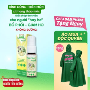 Bình Đông Thiên Môn - Xịt họng thảo mộc