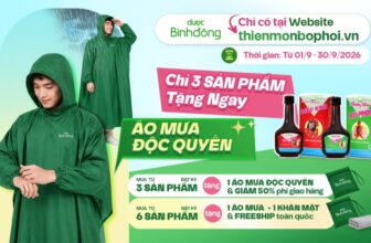MUA 3 – TẶNG ÁO MƯA | ƯU ĐÃI ĐỘC QUYỀN TẠI THIENMONBOPHOI.VN