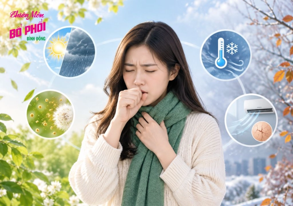 Vì sao bạn dễ ho mỗi khi giao mùa?