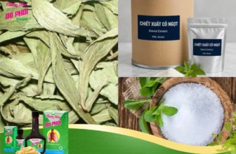 Các loại sản phẩm từ cỏ ngọt