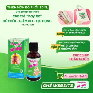 Thiên Môn Bổ Phổi - Dược Bình Đông (chai 90ml) - Trẻ em