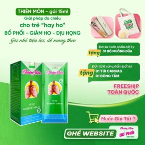 Thiên Môn - Dược Bình Đông - gói 15ml (Hộp 9 gói x 15ml/gói)