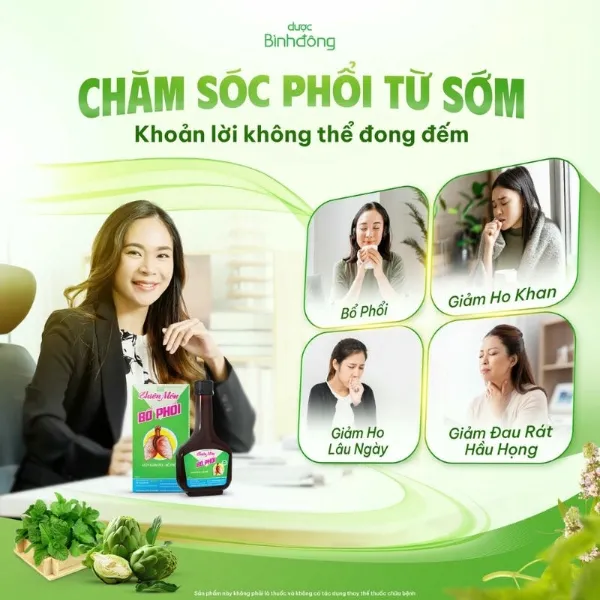 Ấn phẩm Thiên Môn Bổ Phổi: Chăm sóc phổi từ sớm, khoản lời không thể đong đếm