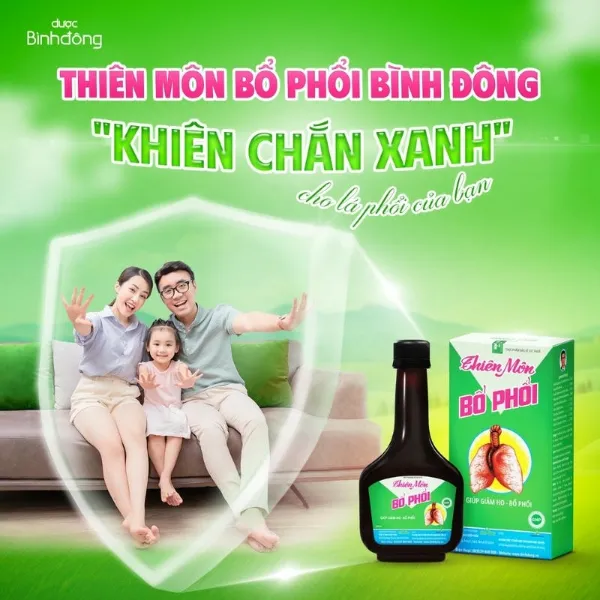 Ấn phẩm Thiên Môn Bổ Phổi Bình Đông: khiên chắn xanh cho lá phổi của bạn