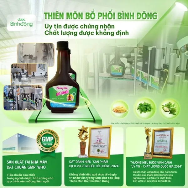 Ấn phẩm Thiên Môn Bổ Phổi: Uy tín được chứng nhận, chất lượng được khẳng định