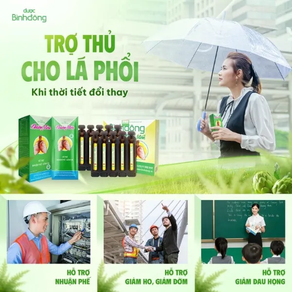 Ấn phẩm Thiên Môn gói và Bình Đông Thiên Môn ống: Trợ thủ cho lá phổi khi thời tiết đổi thay