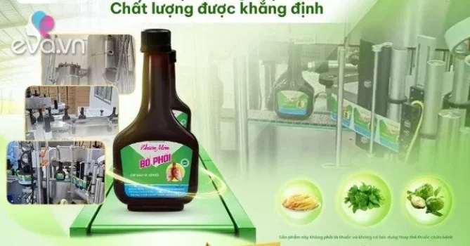 Ảnh minh họa Thiên Môn Bổ Phổi trong bài PR trên Eva