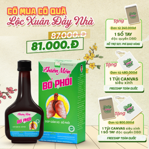 Thiên Môn Bổ Phổi – Dược Bình Đông (chai 280ml)