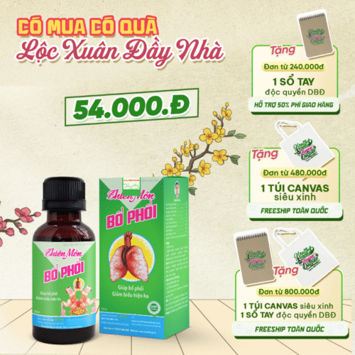 Thiên Môn Bổ Phổi – Dược Bình Đông (chai 90ml) – Trẻ em